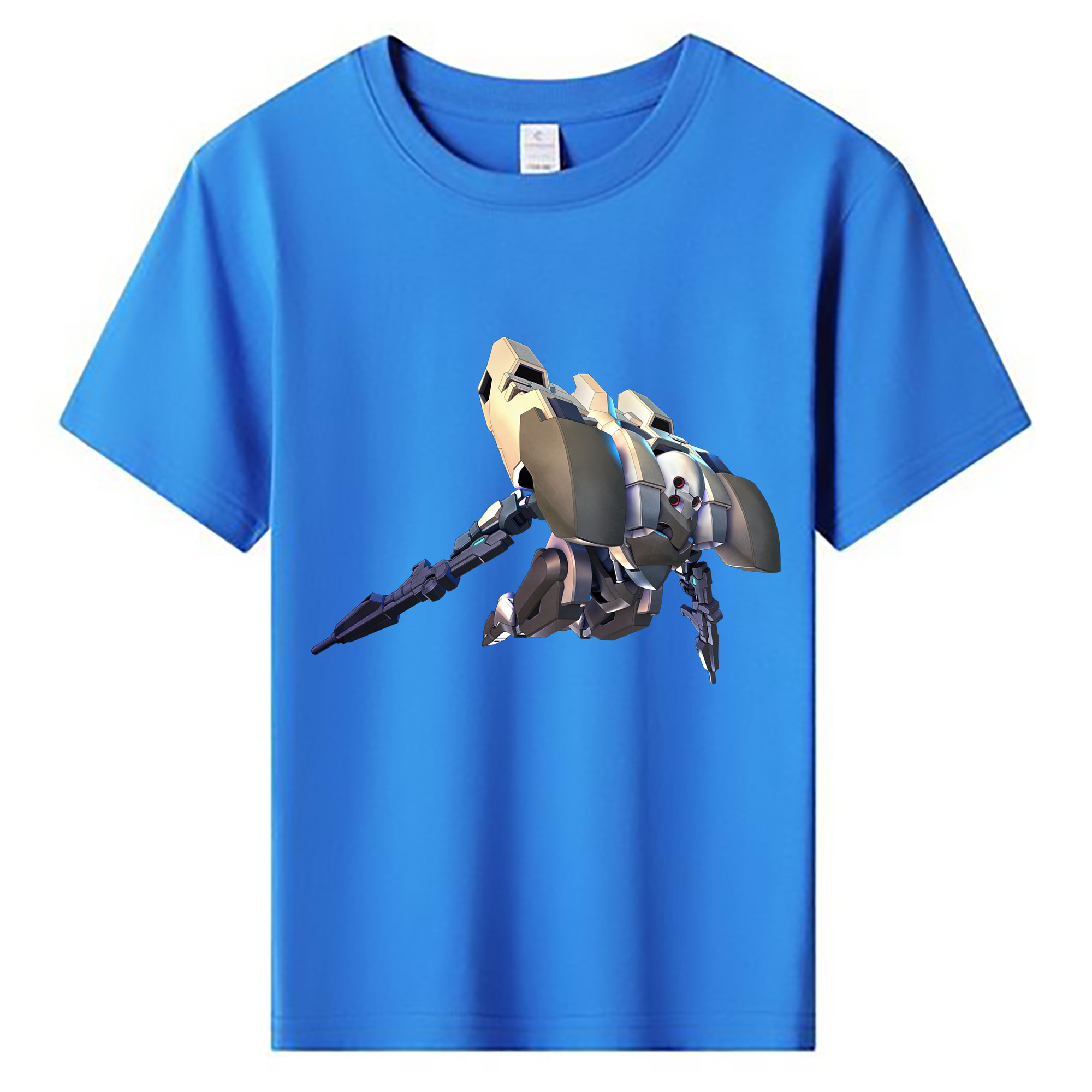 （画像用） 機動戦士ガンダム Mobile Suit Gundam 綿100％キッズTシャツ（フロントプリント）